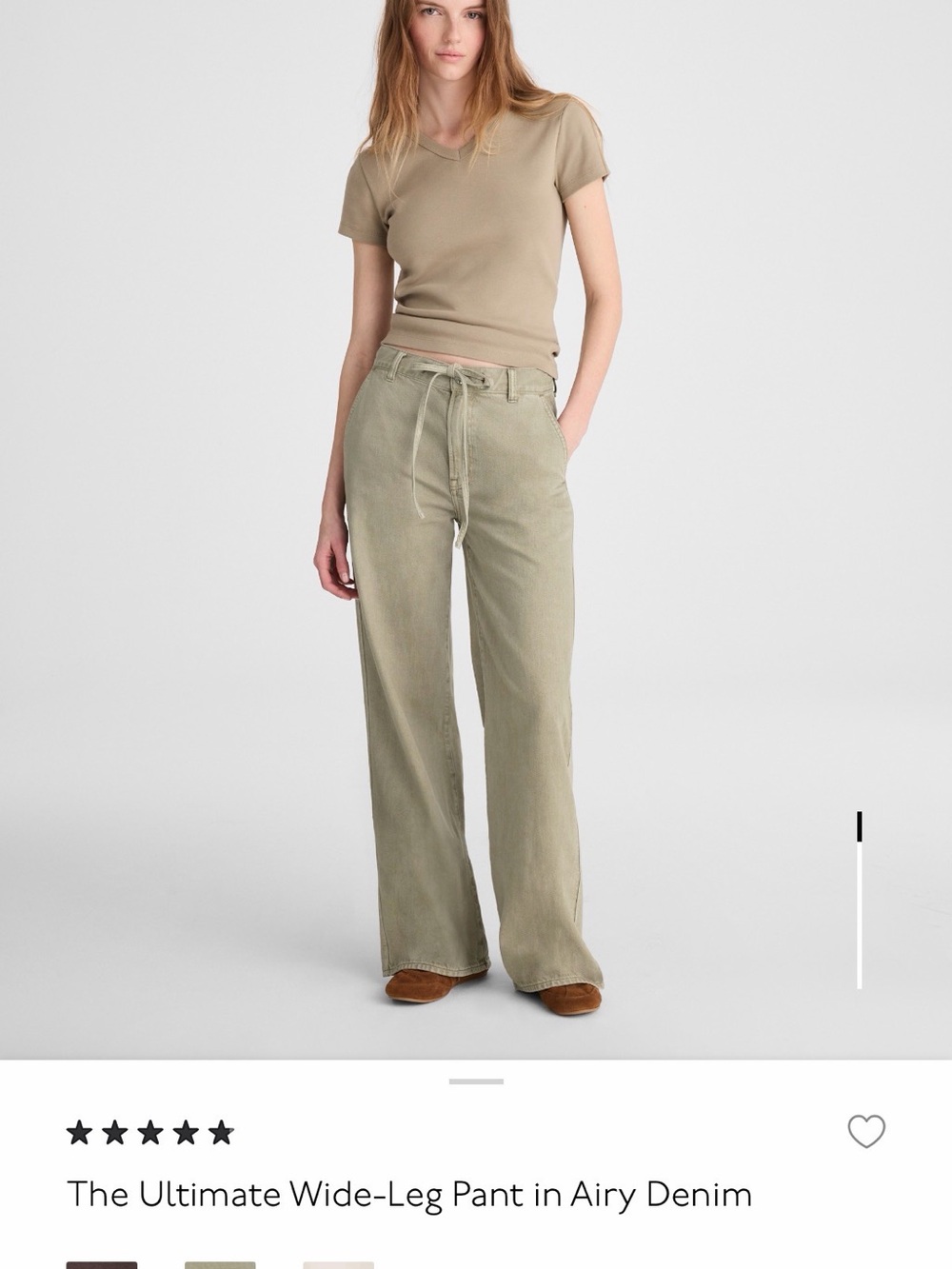 Madewell Airy Denim Sagebrush Superwide-Leg Jeans - Picture 6 of 7